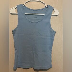 Blue Sleeveless Women's Top